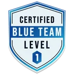 Certified Blue Team Level 1 badge